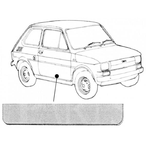 Türblech rechts (724072), Fiat 126 1972 -